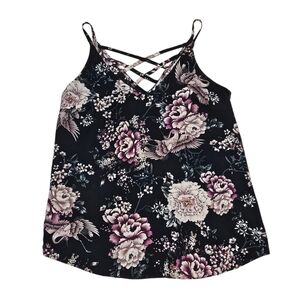 Kismet Floral Spaghetti Strap Camisole Style Top